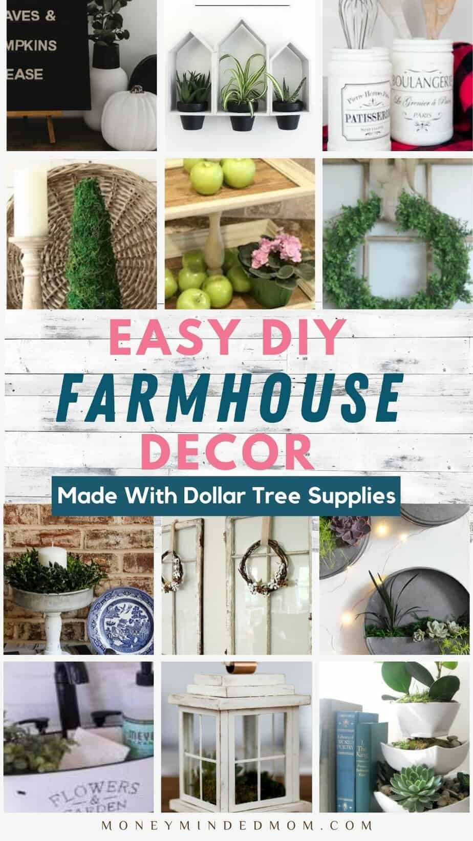 Dollar Tree DIY Farmhouse Home Décor Projects Dollar Tree DIY Farmhouse Home Décor Projects