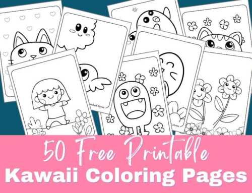50 Cute Kawaii Coloring Pages For Kids (Free Printables)