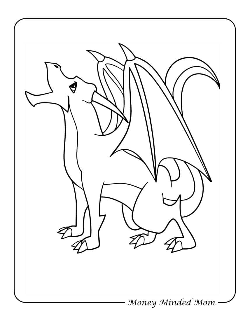 Dragon Coloring Page
