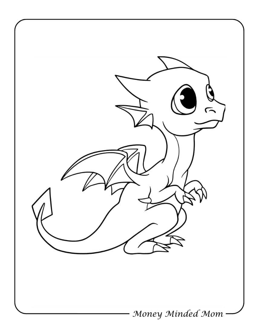 Dragon Coloring Page