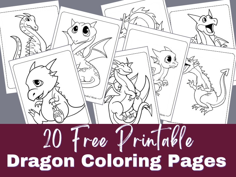 Dragon Coloring Pages Free Printables
