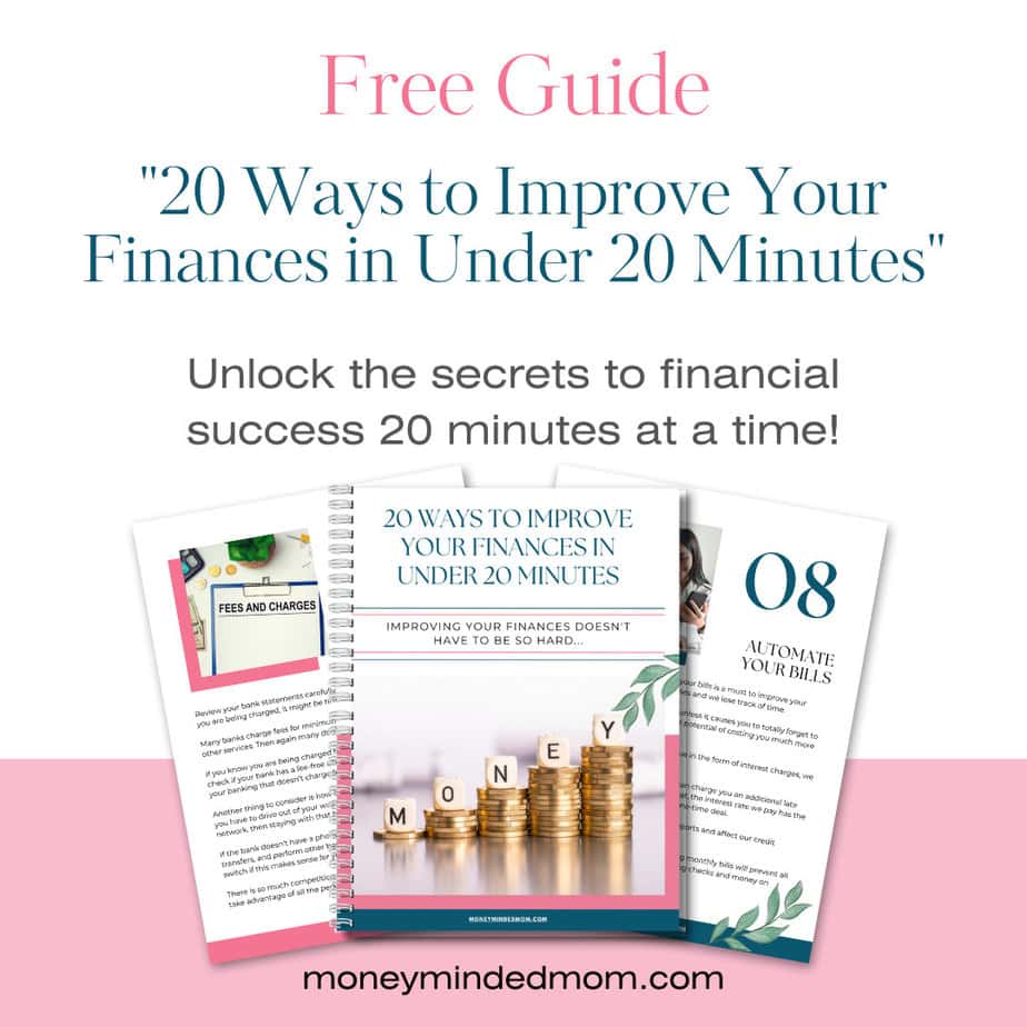 20 Ways to Improve Your Finances in Under 20 Minutes