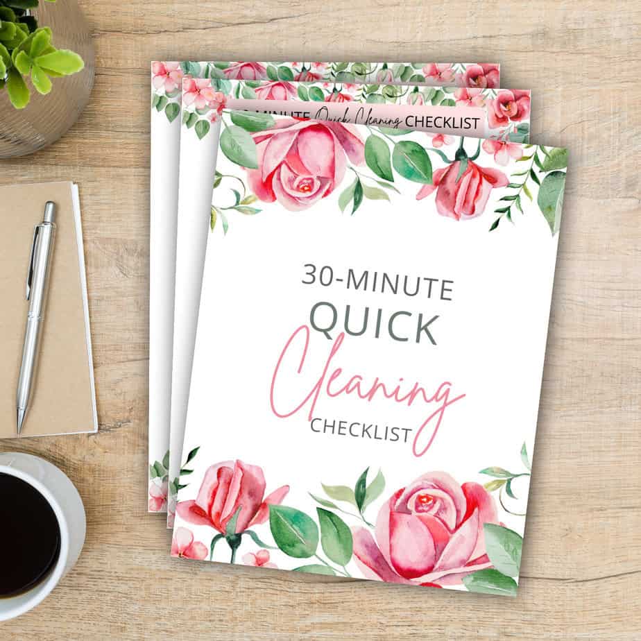 30-Minute Quick Cleaning Checklist